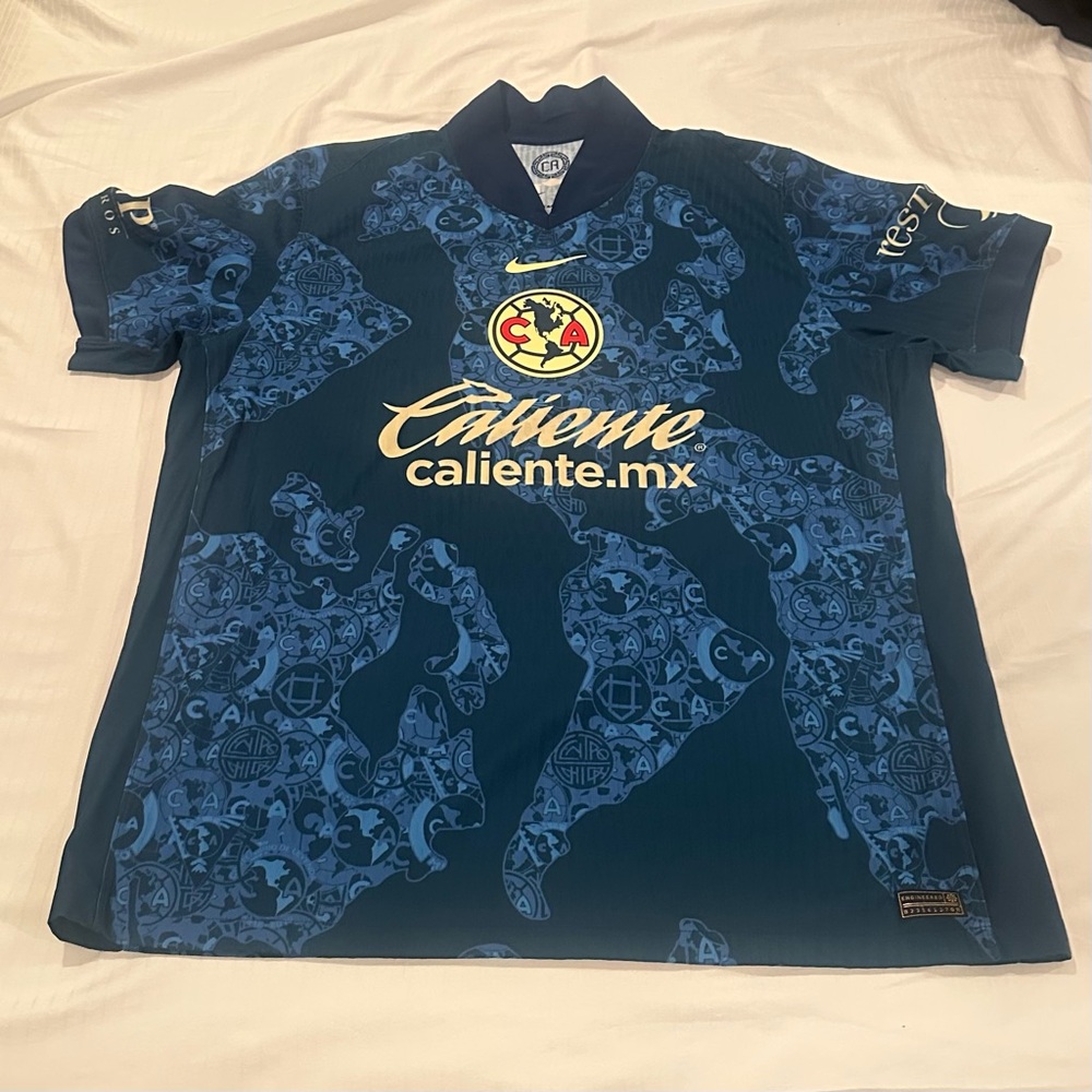 NIKE CLUB AMERICA 2024-25 MEN'S AWAY AUTHENTIC MATCH JERSEY - XXL - Original